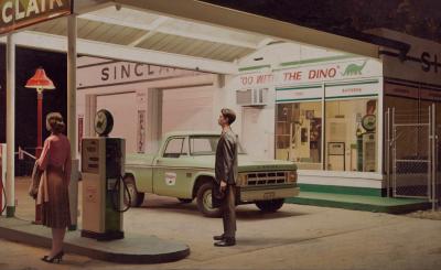 Mr Strange - Sinclair Gas Station, 2024 - Giclée sur papier Hanhemühle 2