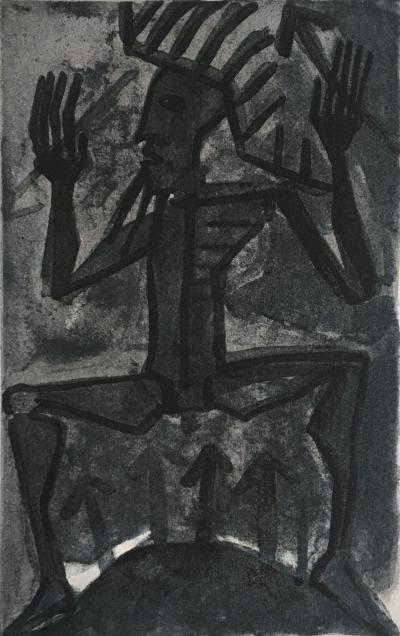 Mimmo PALADINO - Iliade e Odissea, 2012 - Eau-forte originale signée au crayon 2