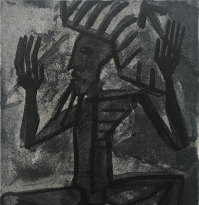 Mimmo PALADINO - Iliade e Odissea, 2012 - Eau-forte originale signée au crayon 2