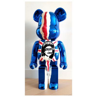 BE@RBRICK  - Medicom Toy - Sex Pistols « God Save The Queen » Chrome Ver. 1000% 2