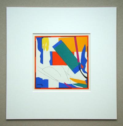 Henri MATISSE ( d'après ) - Souvenir d'Océanie, 1961 - Lithographie signée et datée 2