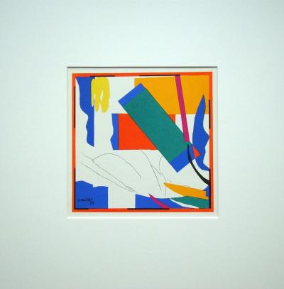 Henri MATISSE ( d'après ) - Souvenir d'Océanie, 1961 - Lithographie signée et datée 2