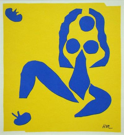 Henri MATISSE (d'après) - La grenouille, 1961 - Lithographie monogrammée 2