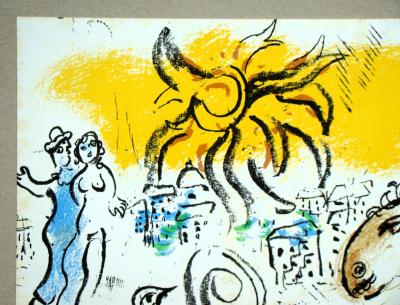 Marc CHAGALL  - Le cheval vert, 1973 - Original lithograph 2