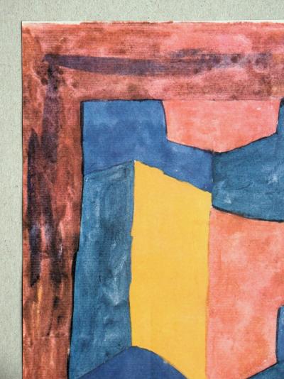 Serge POLIAKOFF ( d’après ) - Gouache 1967, 1967 - Lithographie offset 2