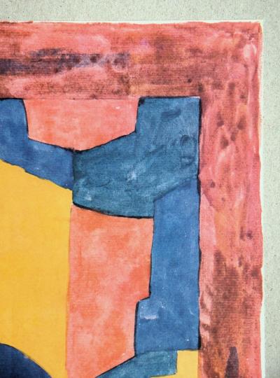 Serge POLIAKOFF ( d’après ) - Gouache 1967, 1967 - Lithographie offset 2