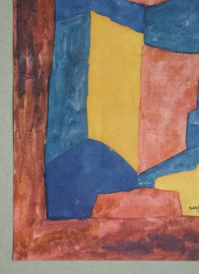 Serge POLIAKOFF ( d’après ) - Gouache 1967, 1967 - Lithographie offset 2