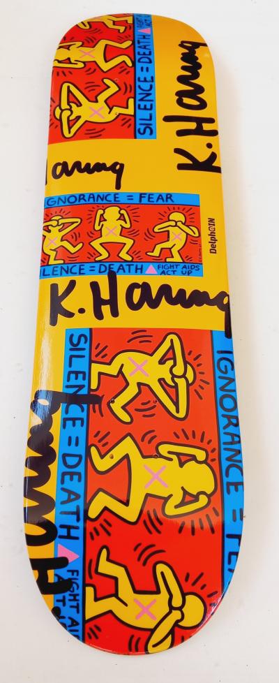 Delph@IN - Skateboard ¬ Spectacle pop de Keith HARING 2