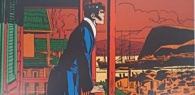Hugo PRATT - Hong-Kong, Port des Parfums - Affiche