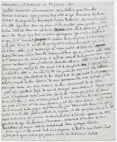 Le marquis de SADE – Lettre autographe signée 2