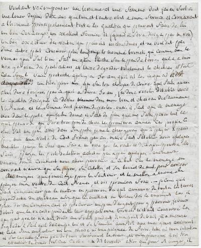 Le marquis de SADE – Lettre autographe signée 2
