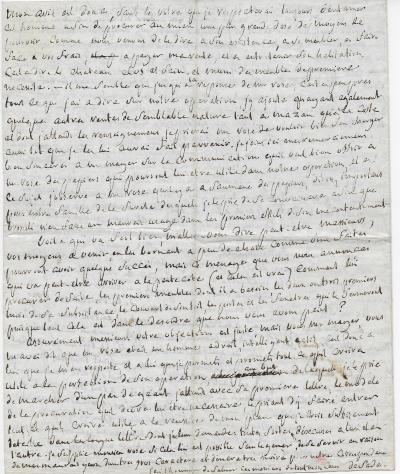 Le marquis de SADE – Lettre autographe signée 2