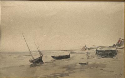 Eugène BOUDIN - dessin original 2
