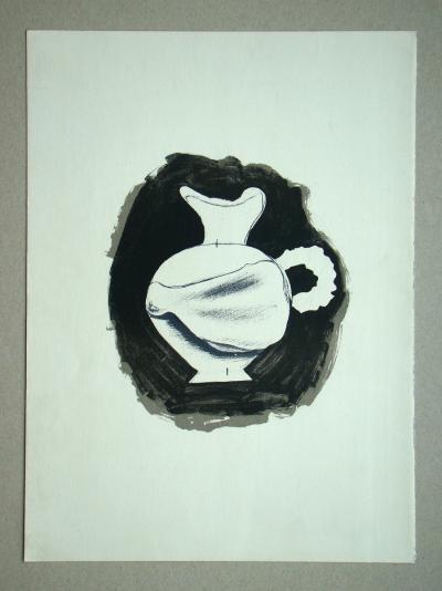 Georges BRAQUE ( d'après ) - La carafe, 1959 - Lithographie en couleurs 2