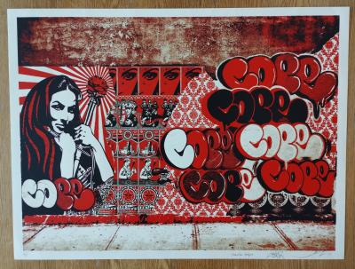 Shepard FAIREY (Obey) - Obey X Cope2 X Cooper, 2011 - Sérigraphie signée, numerotée au crayon 2