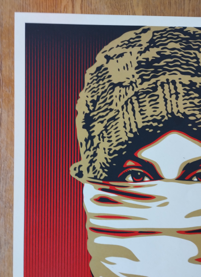 Shepard FAIREY (Obey) - Occupy Protester, 2012 - Sérigraphie signée 2