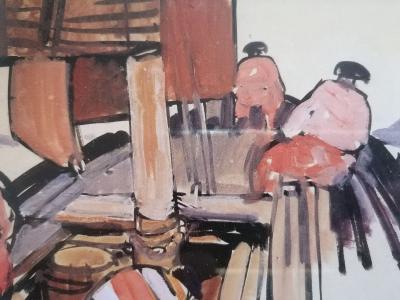 Mathurin Méheut (d’après) - Départ vers le large - Impression numérique 2