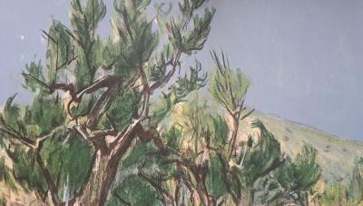 Robert Humblot (d’après) - Les oliviers - Lithographie originale 2