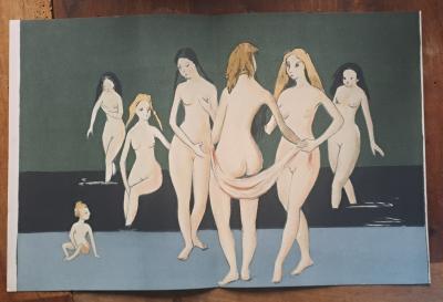 Robert Humblot (d’après) - Les nymphes - Lithographie originale 2