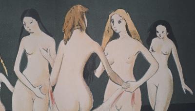 Robert Humblot (d’après) - Les nymphes - Lithographie originale 2