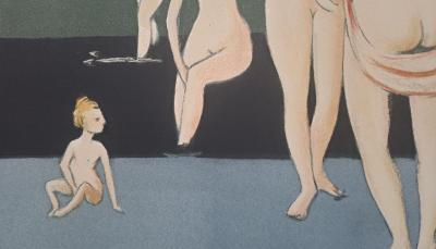 Robert Humblot (d’après) - Les nymphes - Lithographie originale 2