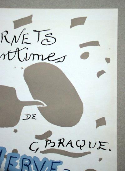 Georges BRAQUE - Carntes intimes de Georges Braque, 1955 - Original lithograph signed 2