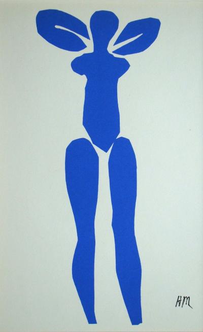 Henri MATISSE (d’après) - Nu bleu debout, 1961 - Lithographie signée 2