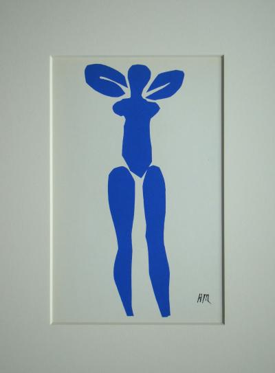 Henri MATISSE (d’après) - Nu bleu debout, 1961 - Lithographie signée 2