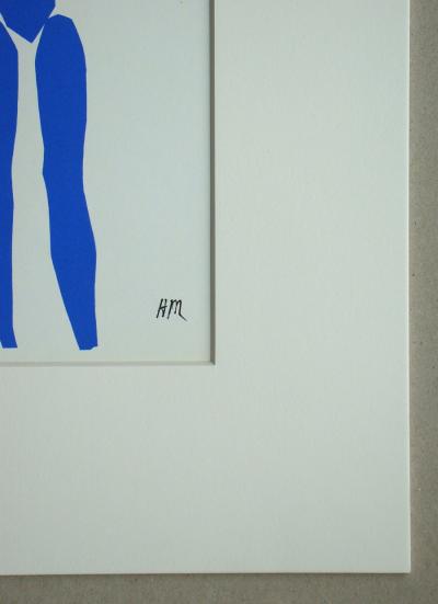 Henri MATISSE (d’après) - Nu bleu debout, 1961 - Lithographie signée 2