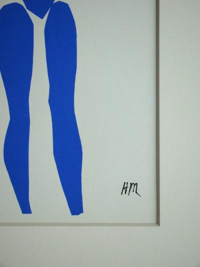 Henri MATISSE (d’après) - Nu bleu debout, 1961 - Lithographie signée 2