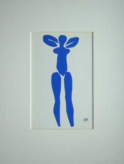 Henri MATISSE (d’après) - Nu bleu debout, 1961 - Lithographie signée 2