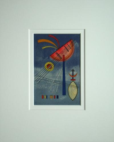 Vassily KANDINSKY ( d’après ) - Geneigter Halbkreis, 1972 - Lithographie en couleurs 2
