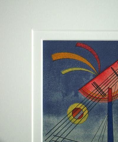 Vassily KANDINSKY ( d’après ) - Geneigter Halbkreis, 1972 - Lithographie en couleurs 2