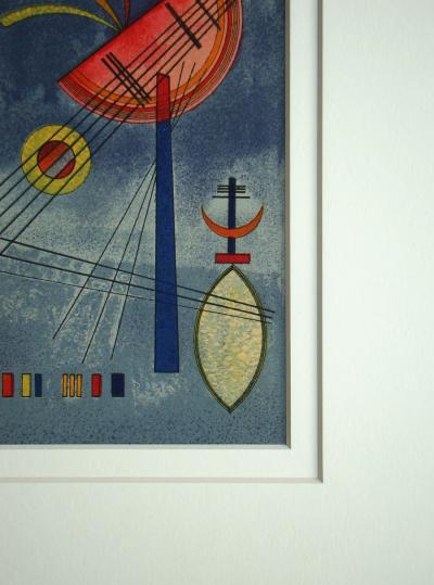 Vassily KANDINSKY ( d’après ) - Geneigter Halbkreis, 1972 - Lithographie en couleurs 2
