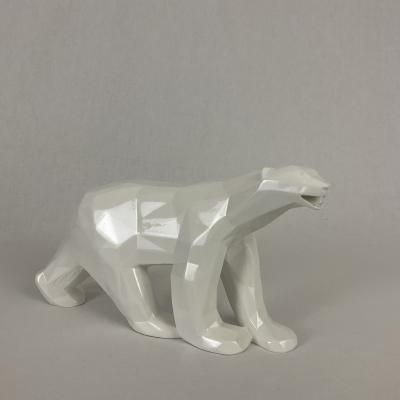 François Pompon et de Richard ORLINSKI - Ours Polaire - Blanc nacré, signé 2