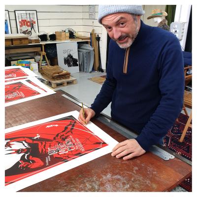 Arthur de Pins, Zombillénium, 2021, Alugraphie 2