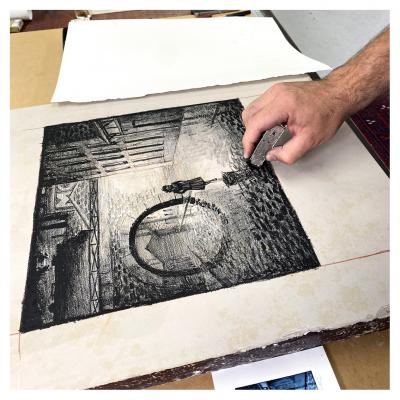 Dominique Bertail – Madeleine beständig, 2021 – Lithographie, signiert und nummeriert 2
