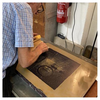 Dominique Bertail – Madeleine beständig, 2021 – Lithographie, signiert und nummeriert 2