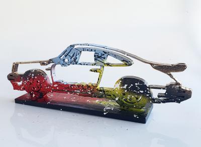 Spaco - Porsche Carrera , 2024 - Sculpture pop street art 2