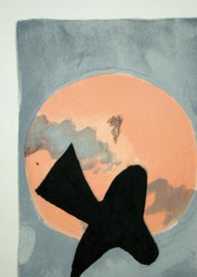 Georges BRAQUE - Soleil et Lune II., 1959 - Original lithograph signed 2