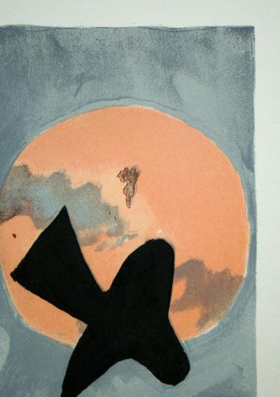 Georges BRAQUE - Soleil et Lune II., 1959 - Original lithograph signed 2