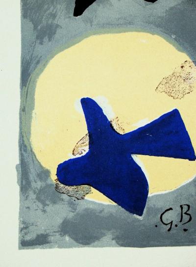 Georges BRAQUE - Soleil et Lune II., 1959 - Original lithograph signed 2