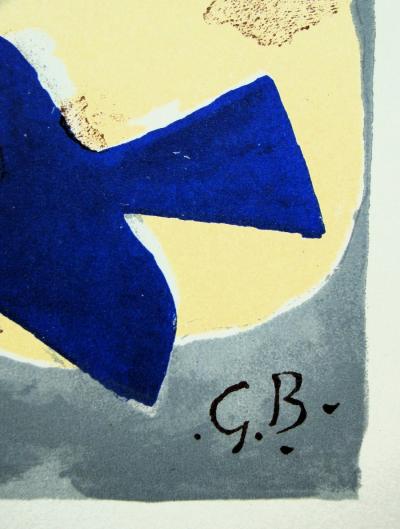 Georges BRAQUE - Soleil et Lune II., 1959 - Original lithograph signed 2