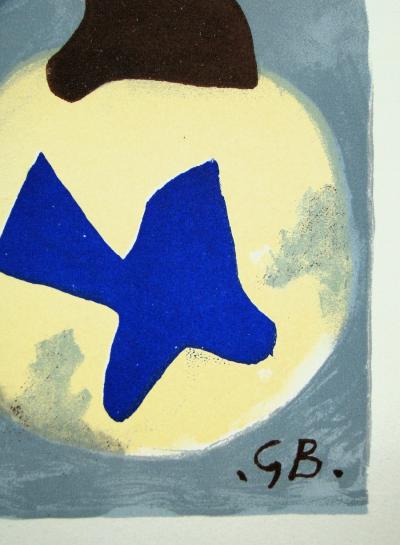 Georges BRAQUE - Soleil et Lune I., 1959 - Original lithograph signed 2