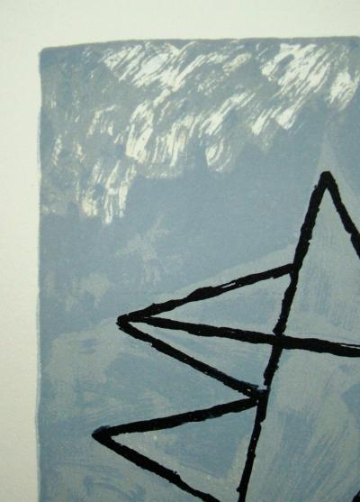 Georges BRAQUE - Ciel gris I., 1959 - Lithographie originale signée 2