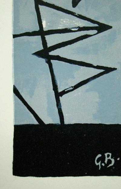 Georges BRAQUE - Ciel gris I., 1959 - Lithographie originale signée 2