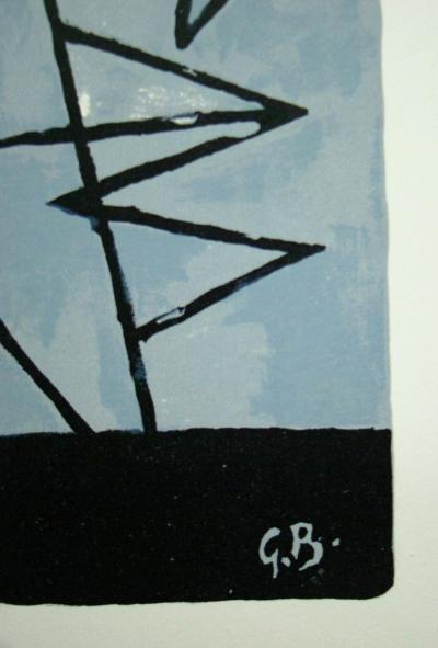 Georges BRAQUE - Ciel gris I., 1959 - Lithographie originale signée 2