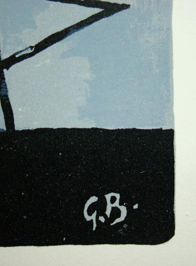 Georges BRAQUE - Ciel gris I., 1959 - Lithographie originale signée 2