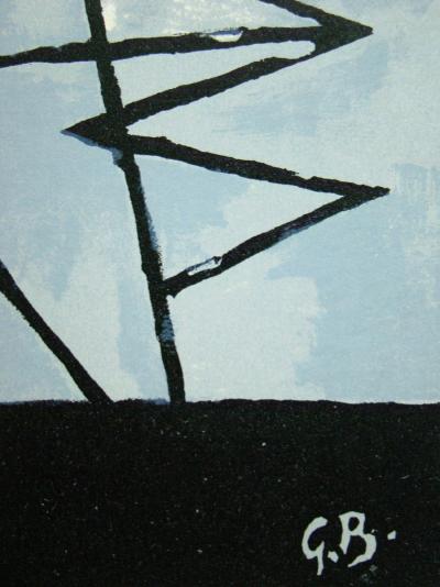 Georges BRAQUE - Ciel gris I., 1959 - Lithographie originale signée 2