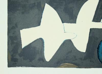 Georges BRAQUE - Quatre oiseaux, 1959 - Lithographie originale signée 2